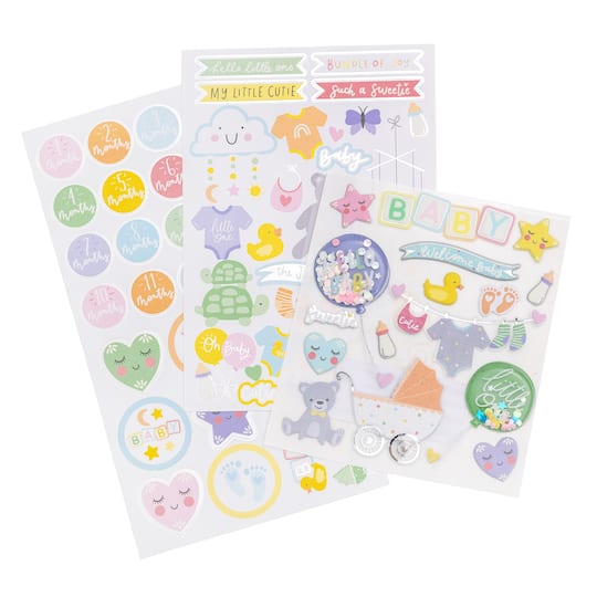 12 Pack: Baby Stickers by Recollections™